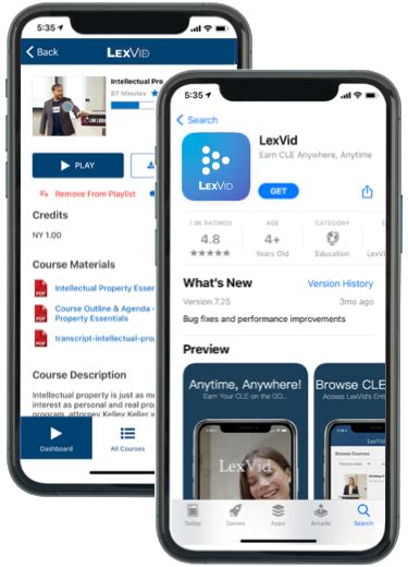 lexvid cle dashboard.